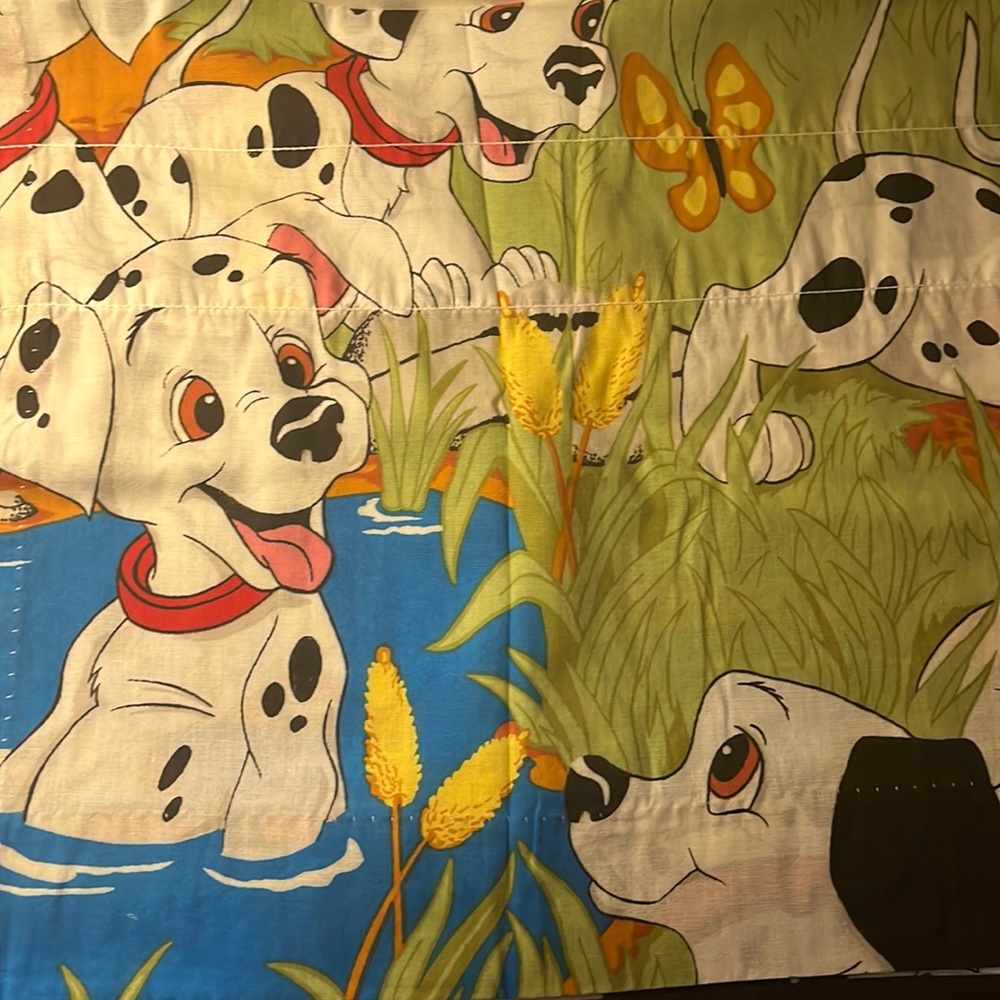 Vintage Disney Curtain 101 Dalmatians